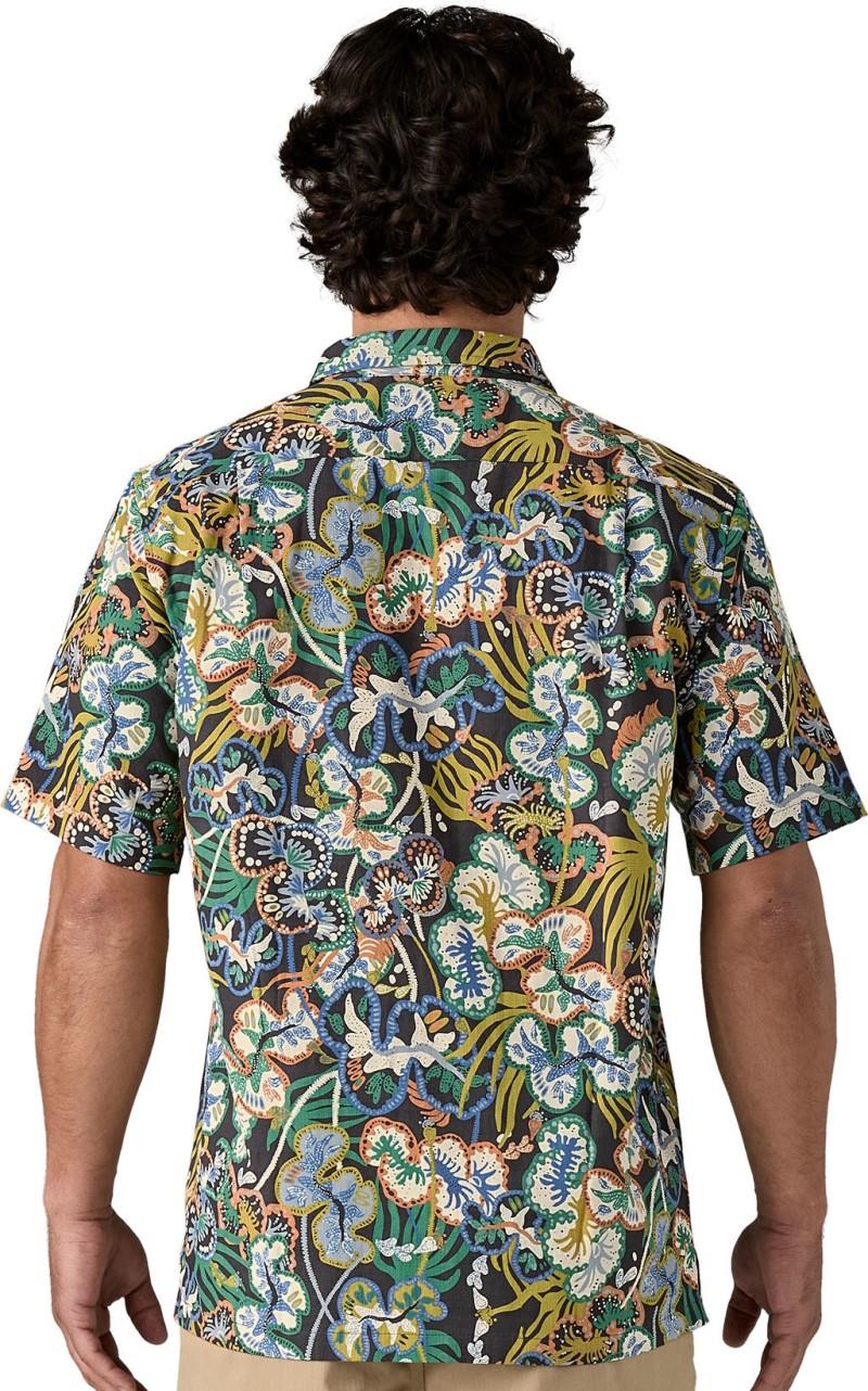 Tidal Threads Camp SS Shirt - Mens - undersea / ink black 1
