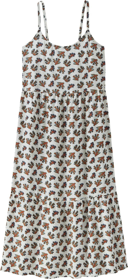 Tidal Threads Dress - oh coral / wool white 1