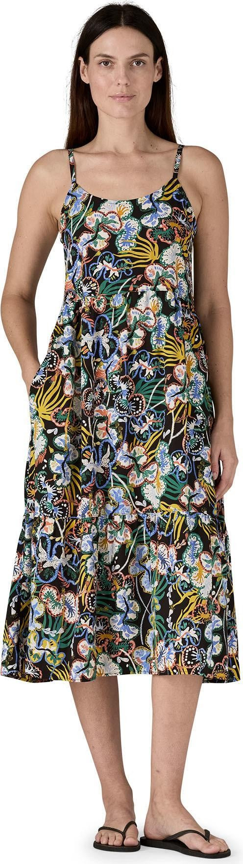 Tidal Threads Dress - undersea / black 1