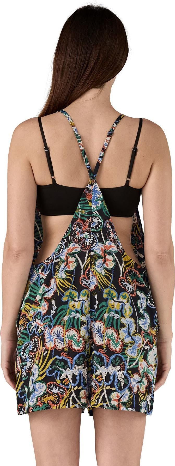 Tidal Threads Romper - Womens - undersea / black 1