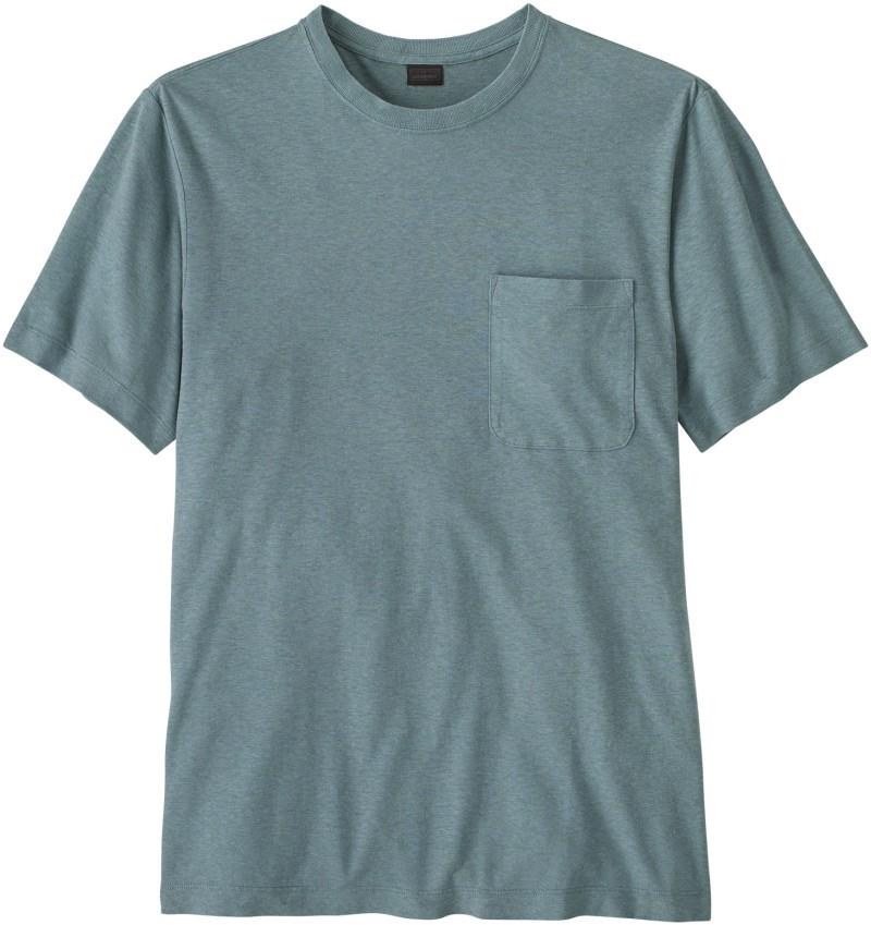 Trail Harbor Pocket Tee - Mens - blue sage 1
