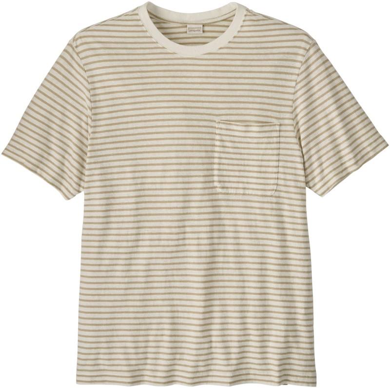 Trail Harbor Pocket Tee - Mens - steps / birch white 1