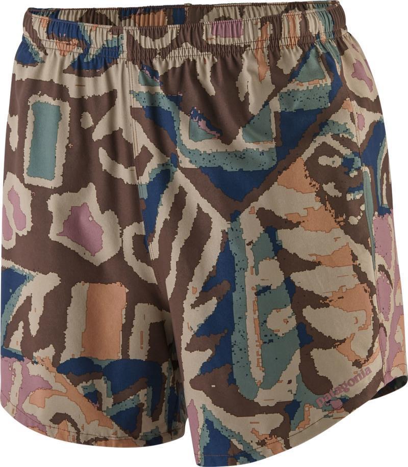 Trailfarer Shorts, 4" Inseam - Womens - Thriving Planet / Cone Brown 1