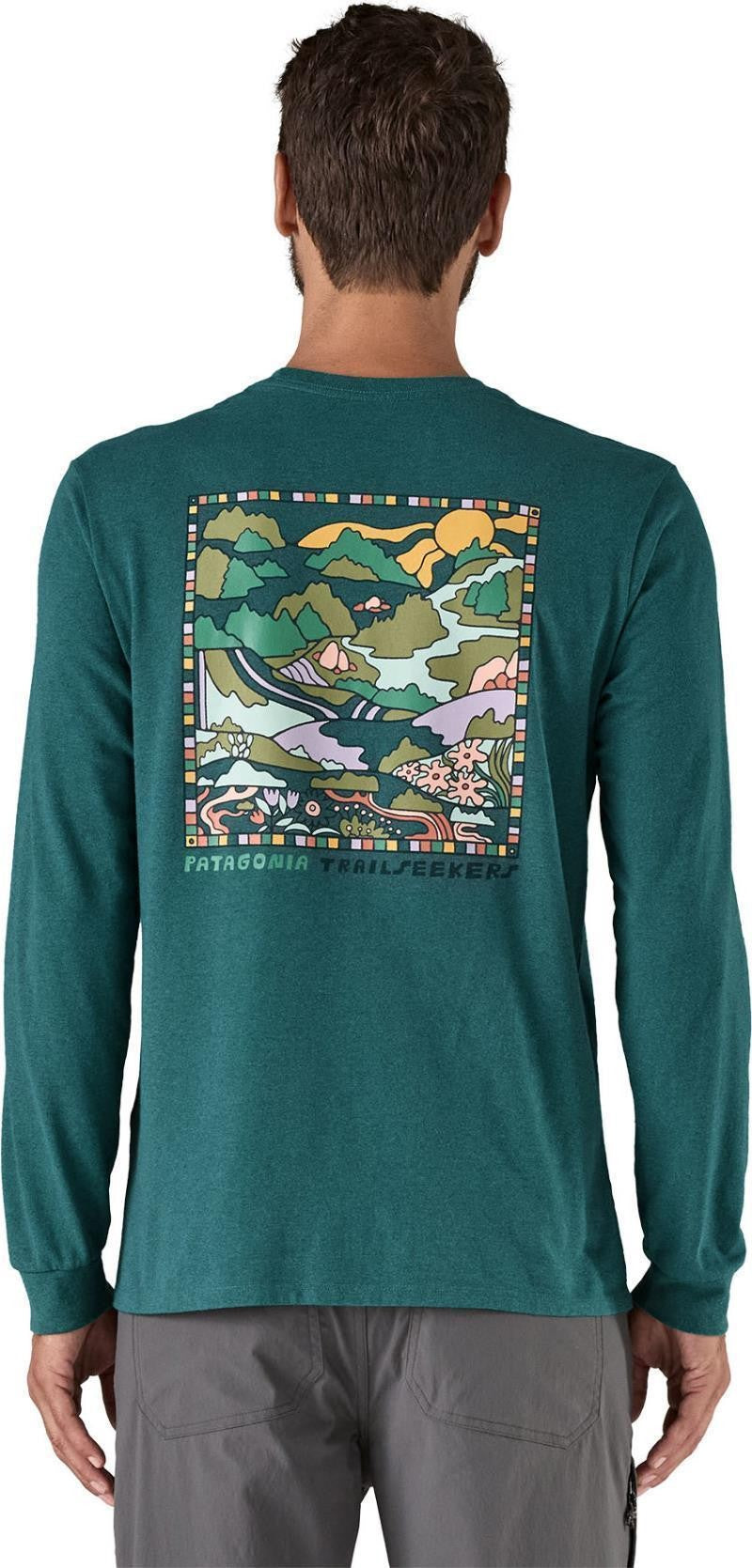 Trailseekers Responsibili-Tee LS - Unisex - wetland blue 1