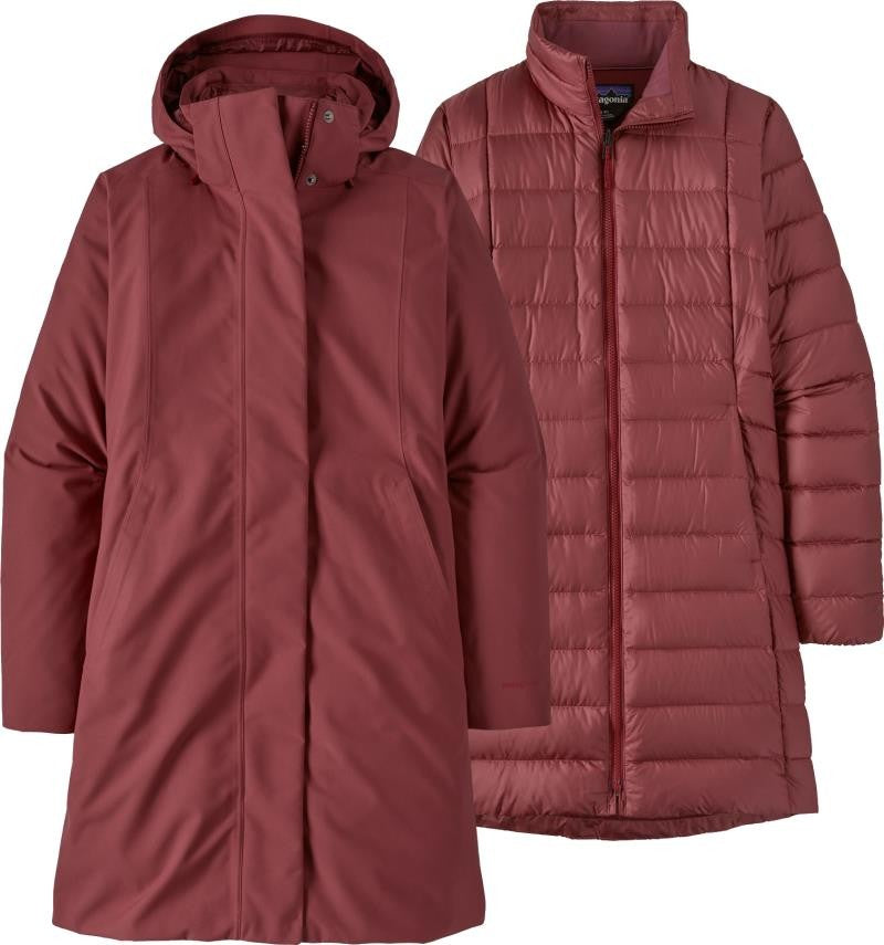 Tres 3-in-1 Parka - Womens - carmine red 1