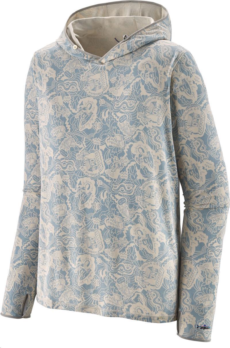 Tropic Comfort Natural Hoody - Mens - Armadillo and Friends / Light Plume Grey 1