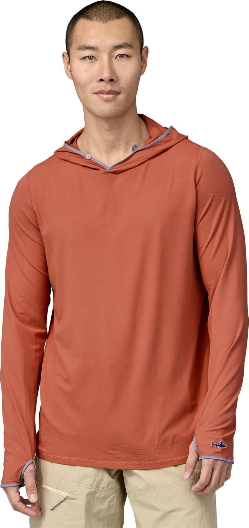 Tropic Comfort Natural Hoody - Mens - Quartz Coral 2