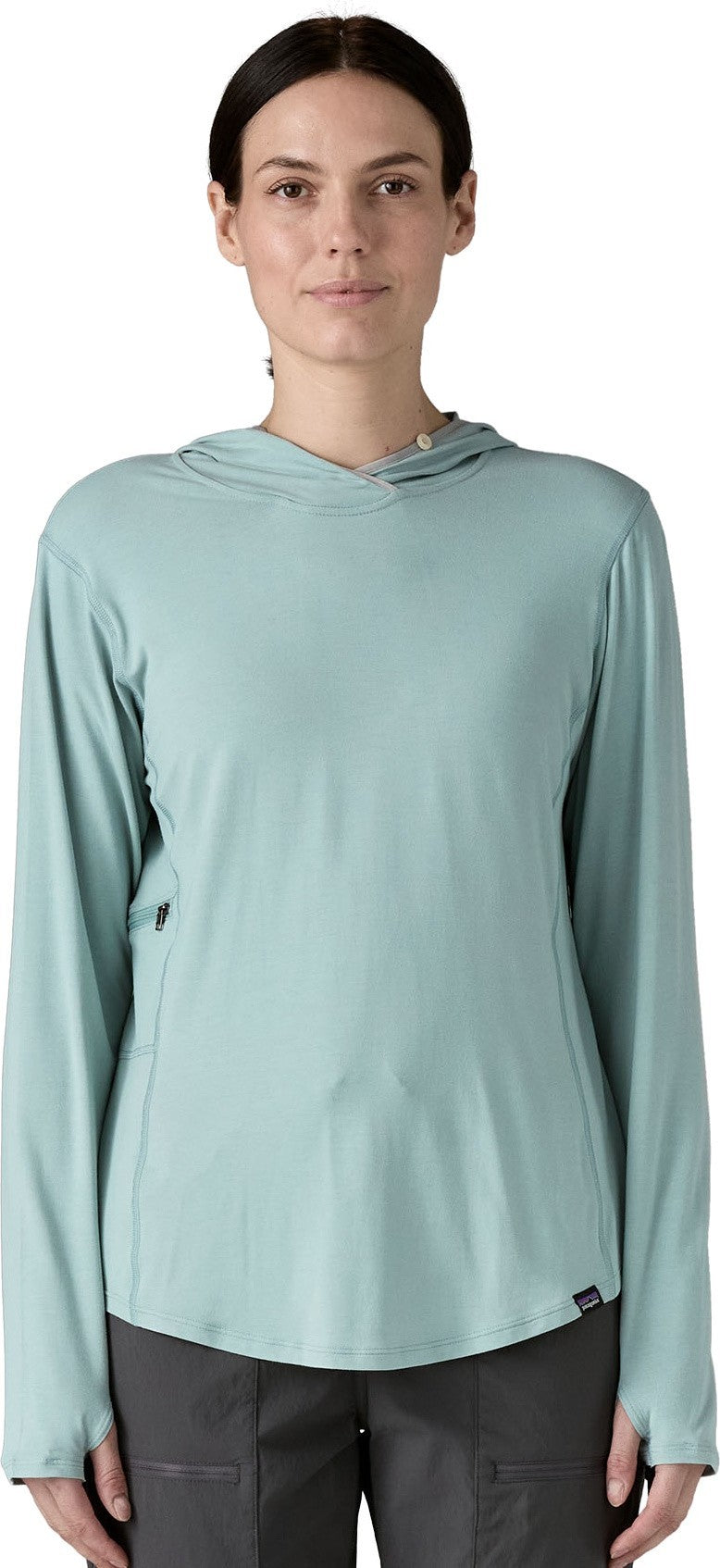 Tropic Comfort Natural Hoody - Womens - thermal blue 1