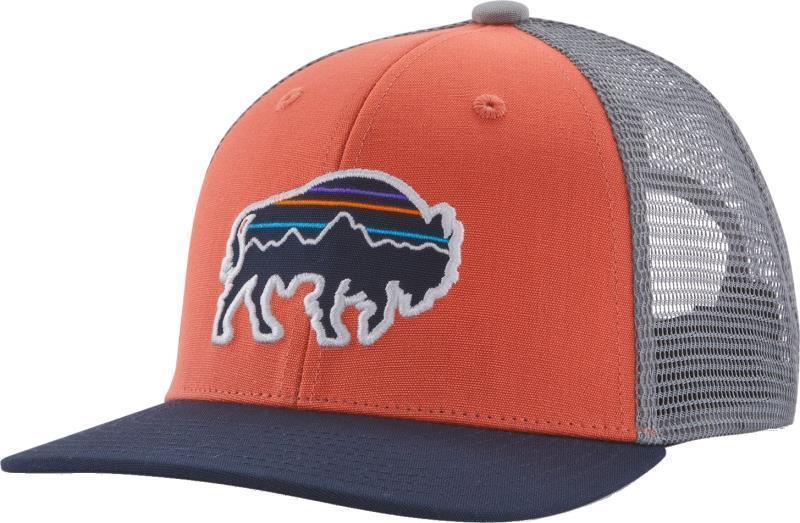 Trucker Hat - Kids - Back for Good Bison / Coho Coral 1