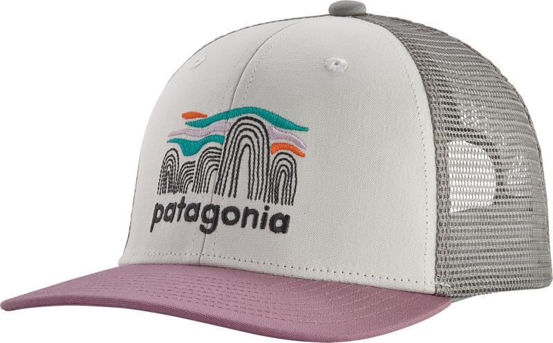 Trucker Hat - Kids - Fitz Roy Boulders / White w/Verbena Purple 1