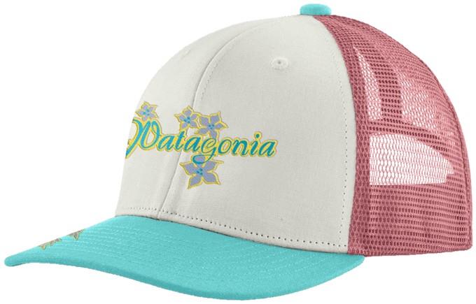 Trucker Hat - Kids - bright bloom / birch white 1