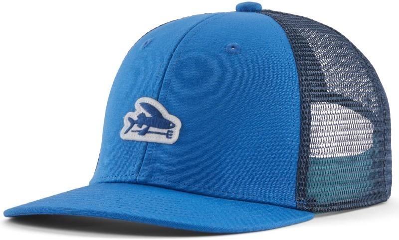 Trucker Hat - Kids - flying fish felt patch / bayou blue 1