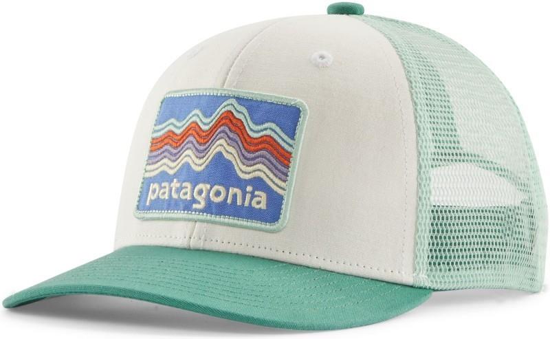 Trucker Hat - Kids - ridge rise stripe / heartleaf green 1