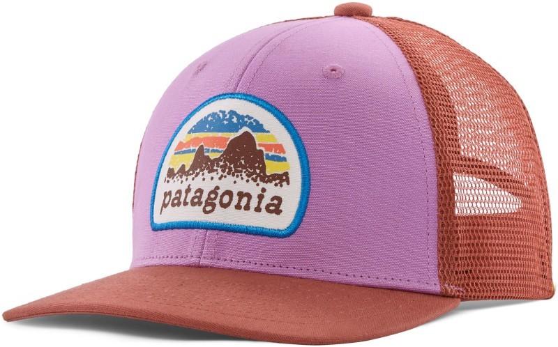 Trucker Hat - Kids - skyline stencil / brisk purple 1