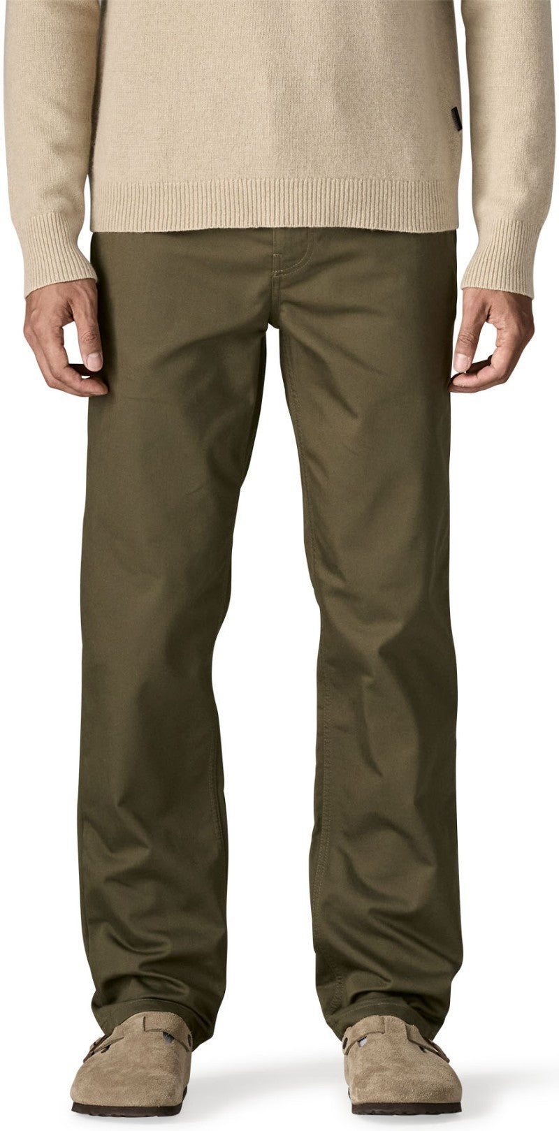 Twill Traveler 5-Pocket Pants, Reg - Mens - basin green 1