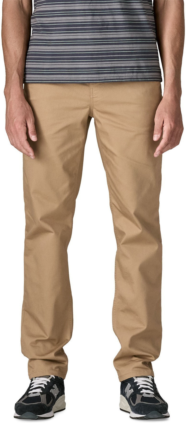 Twill Traveler 5-Pocket Pants, Reg - Mens - slab khaki 1