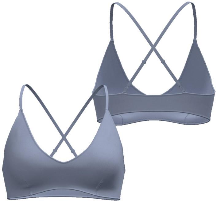 V-Neck Top - Womens - ghost blue 1