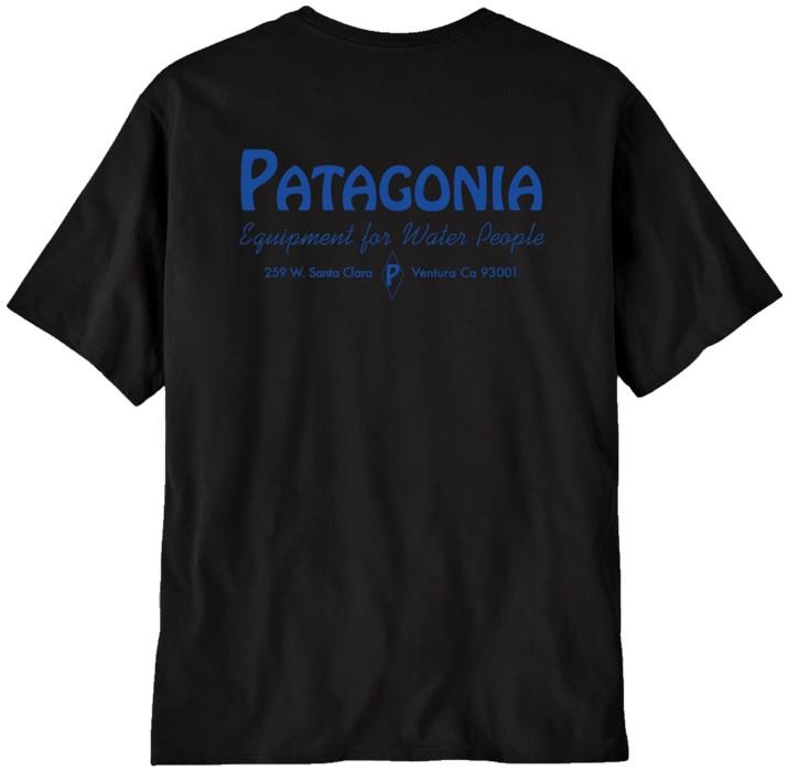 Water People Banner T-Shirt - Mens - black 1
