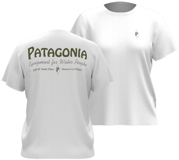 Water People Banner Tee - Womens - white 1
