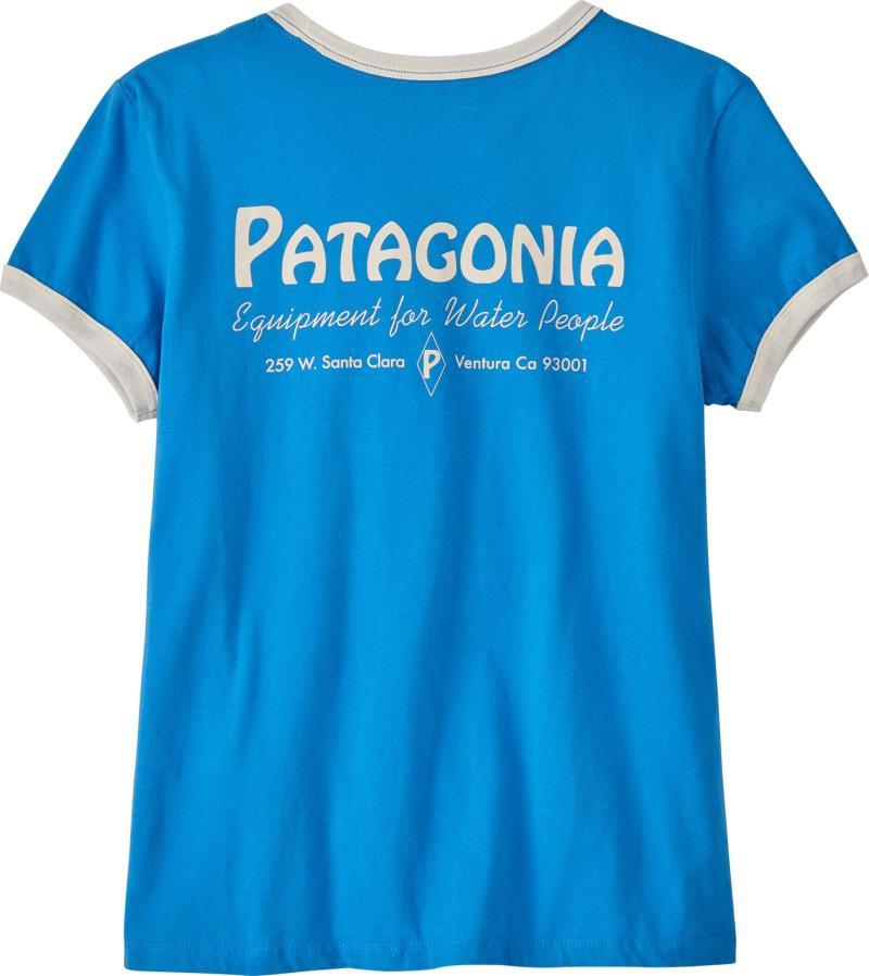 Water People Organic Ringer Tee - Womens - Water People Banner / Vessel Blue 2