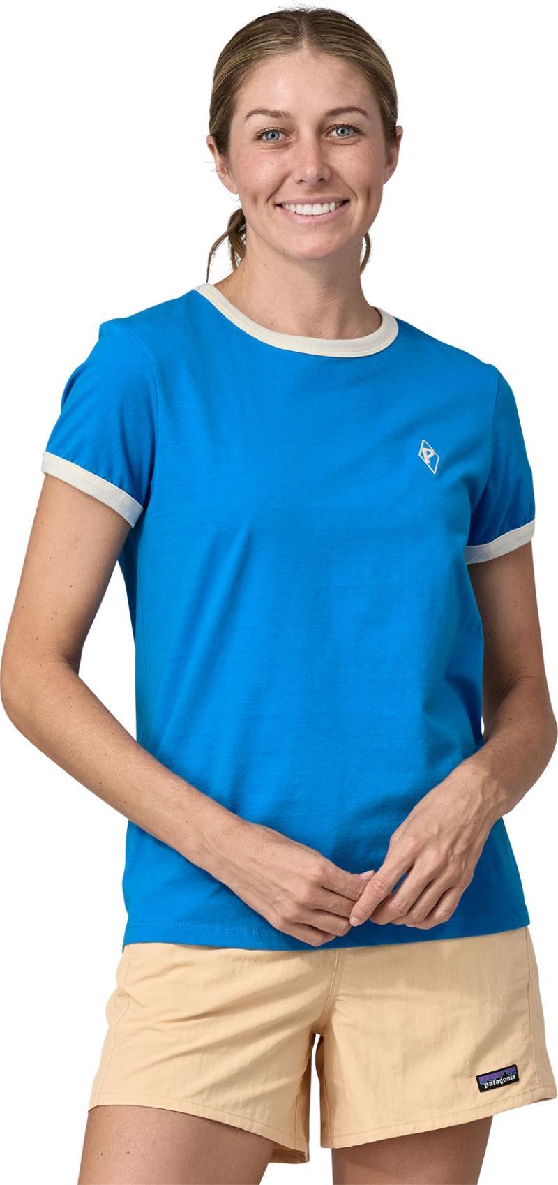 Water People Organic Ringer Tee - Womens - Water People Banner / Vessel Blue 3