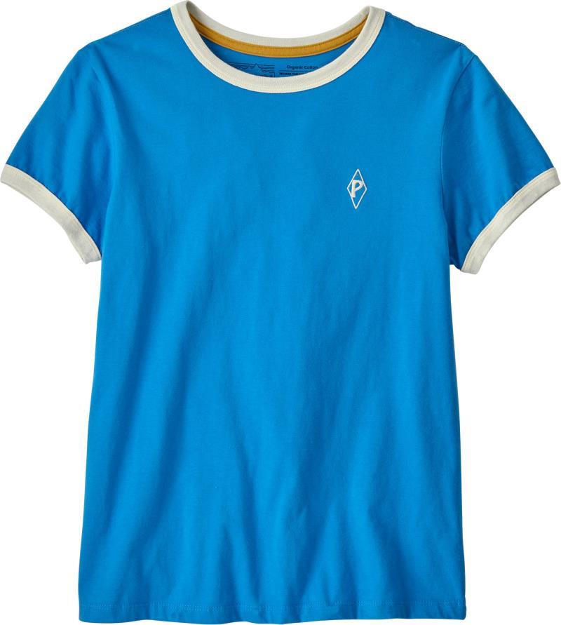 Water People Organic Ringer Tee - Womens - Water People Banner / Vessel Blue 1
