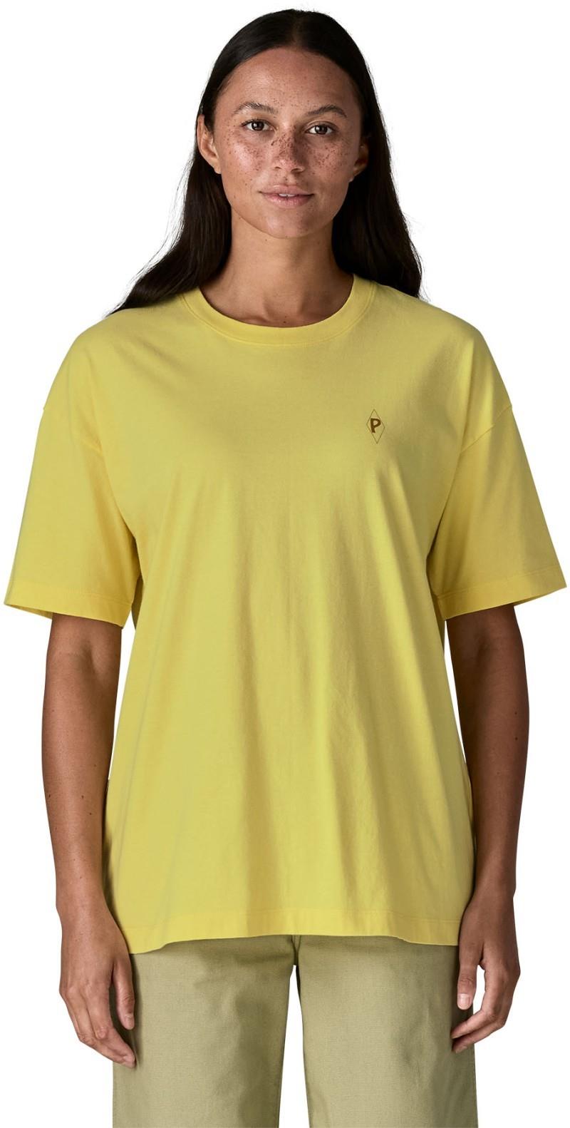 Water People Spotter Oversized T-Shirt - Womens - lemon zest 1