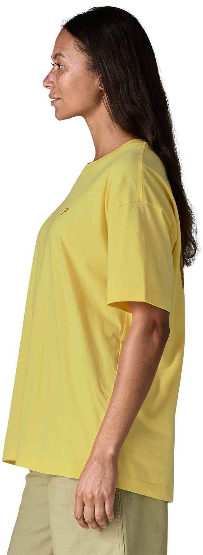 Water People Spotter Oversized T-Shirt - Womens - lemon zest 1