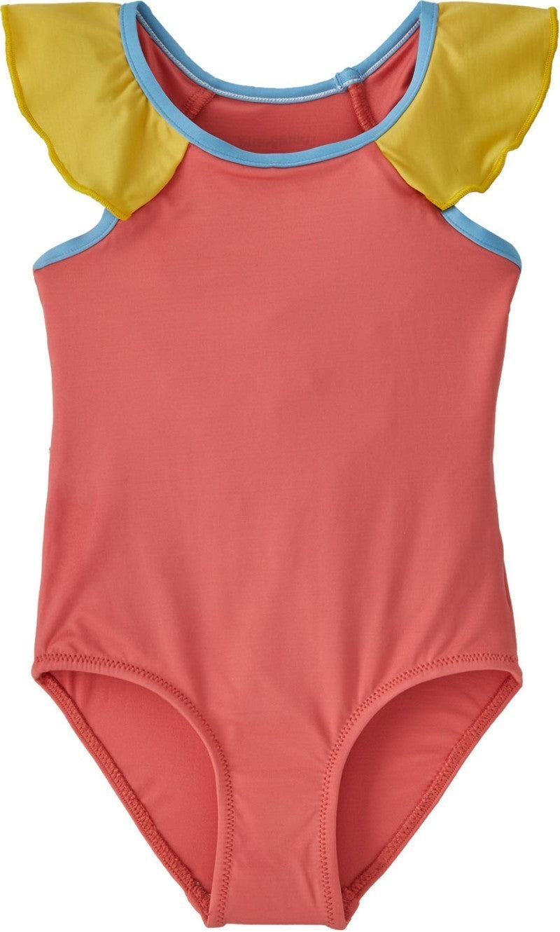 Water Sprout One-Piece Swimsuit - Baby - coral 1