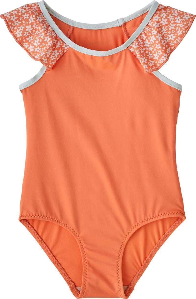 Water Sprout One-Piece Swimsuit - Baby - tigerlily orange 1