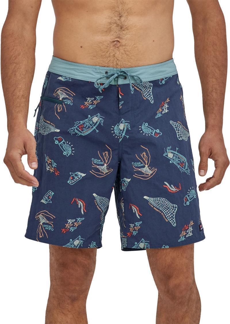 Wavefarer Boardshorts, 19" Outseam - Mens - clean currents / tidepool blue 1