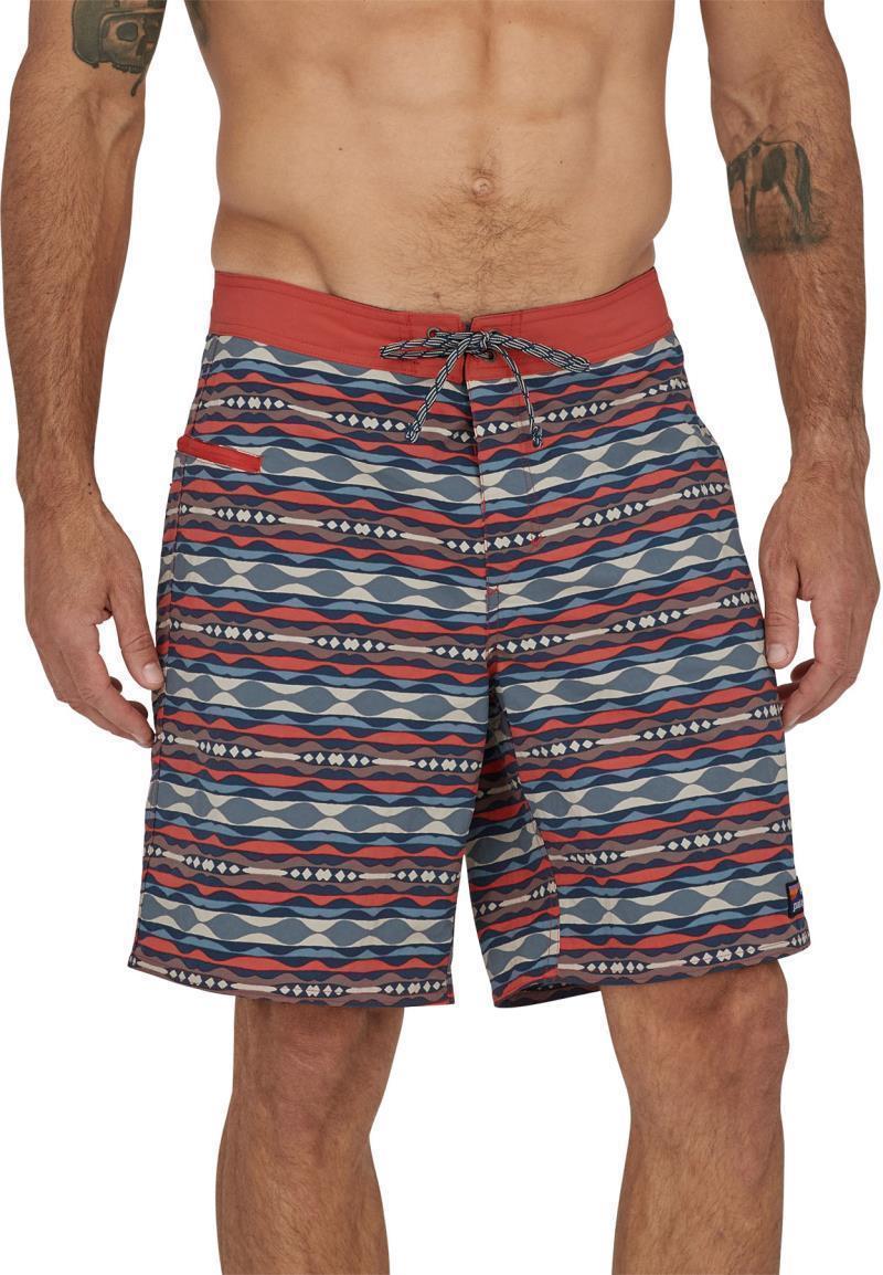 Wavefarer Boardshorts, 19" Outseam - Mens - coast highway multi / sumac red 1