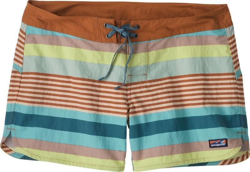 Wavefarer Boardshorts, 5" Inseam - Womens - fitz stripe small / henna brown 1