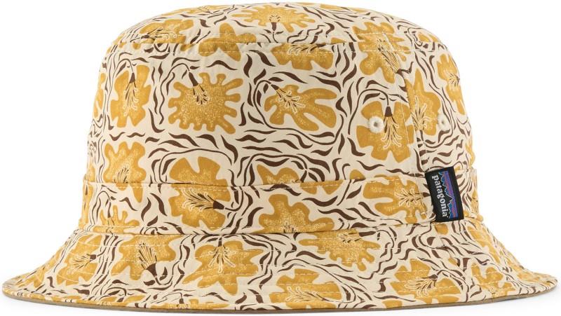 Wavefarer Bucket Hat - future flowers / honey gold 1