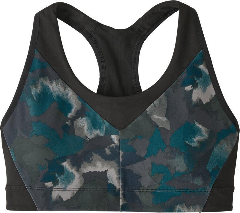 Wild Trails Sports Bra - Maple Camo / Smolder Blue 1