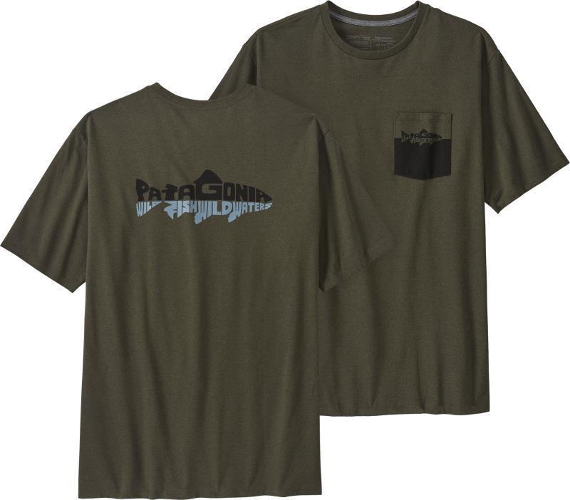 Wild Waterline Pocket Responsibili-Tee - Mens - Basin Green 1