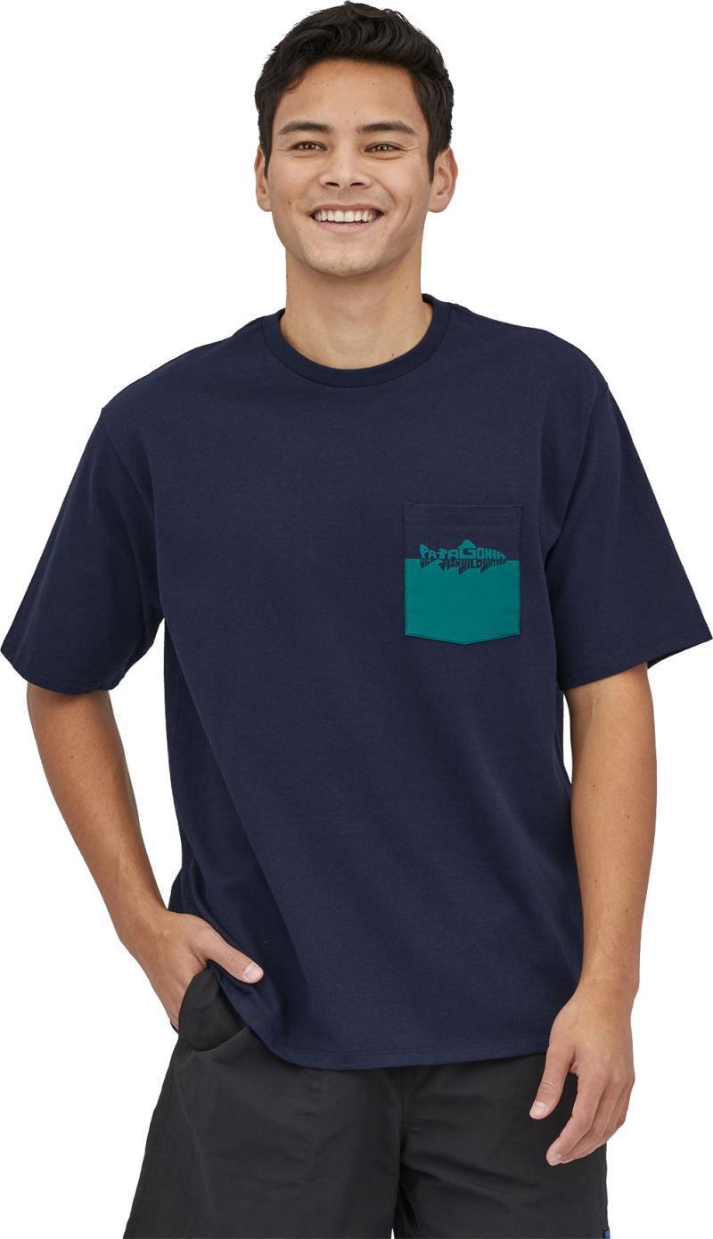Wild Waterline Pocket Responsibili-Tee - Mens - New Navy 1