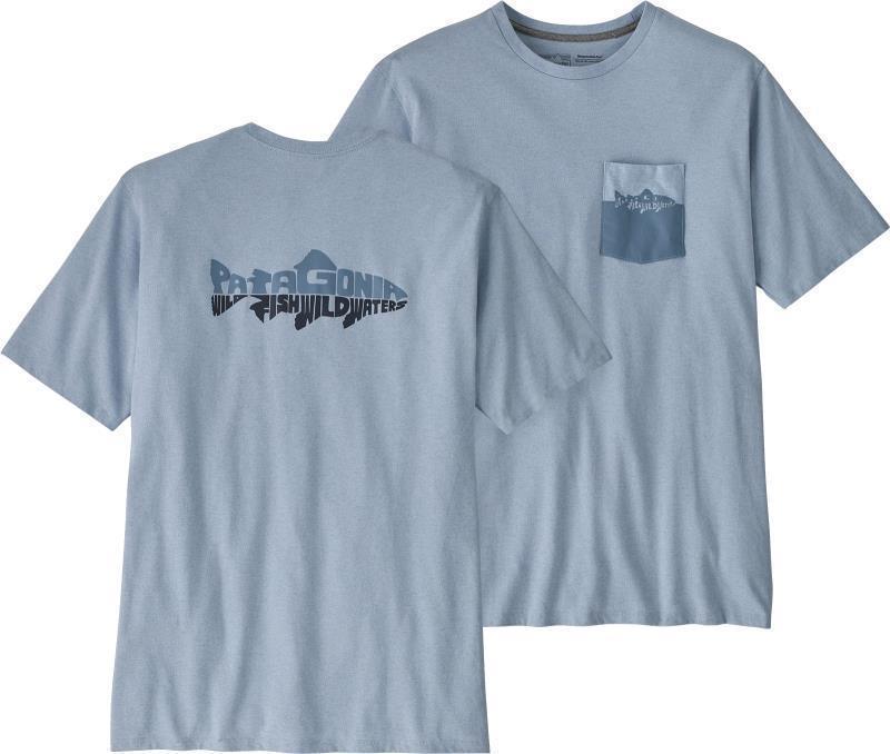 Wild Waterline Pocket Responsibili-Tee - Mens - Steam Blue 1