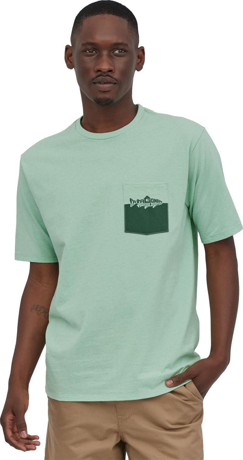 Wild Waterline Pocket Responsibili-Tee - Mens - Tea Green 2