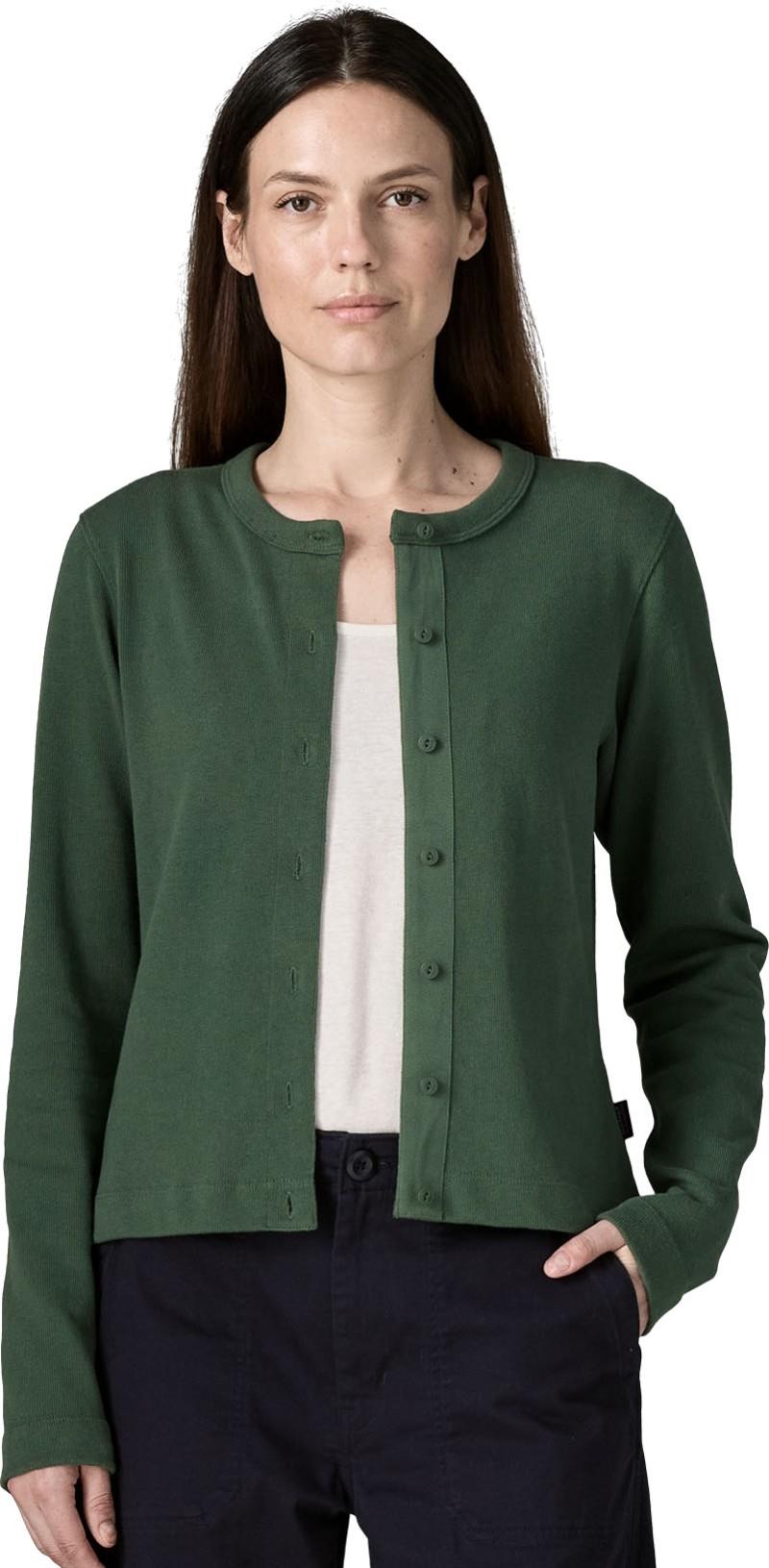 Wilsie Cardigan - Womens - canopy green 1