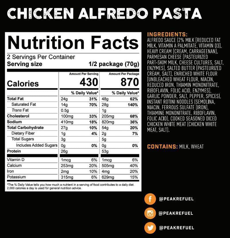 Chicken Alfredo Pasta - Not Applicable 2