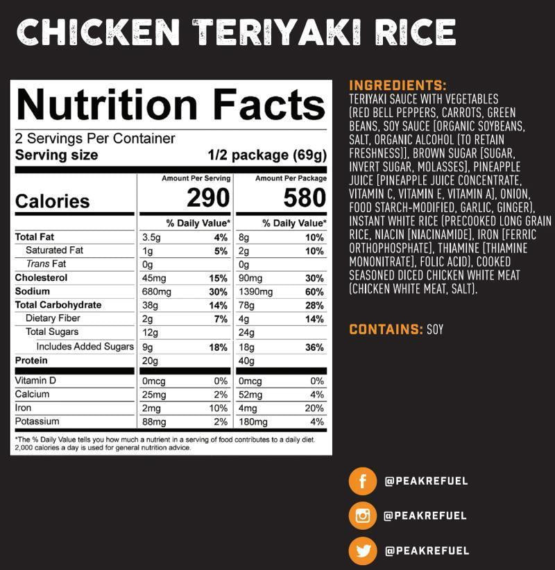 Chicken Teriyaki Rice - Not Applicable 2