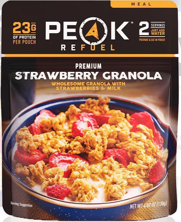 Strawberries and Granola with Milk - Not Applicable 1