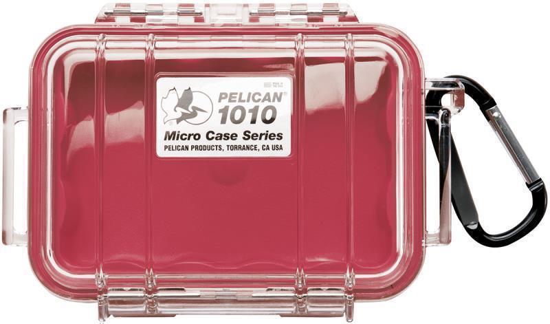 1010 Micro Case - Red / Clear 1