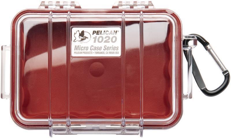 1020 Micro Case - Red / Clear 1
