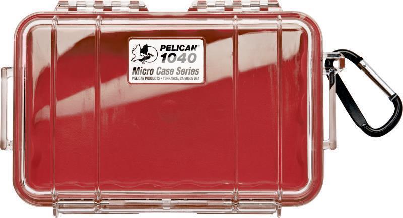 1040 Micro Case - Red / Clear 1