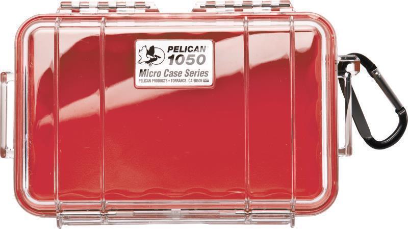 1050 Micro Case - Red / Clear 1