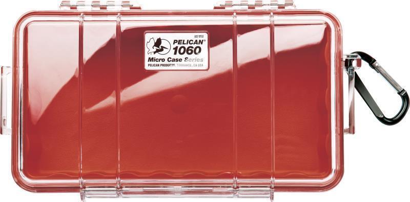 1060 Micro Case - Red / Clear 1