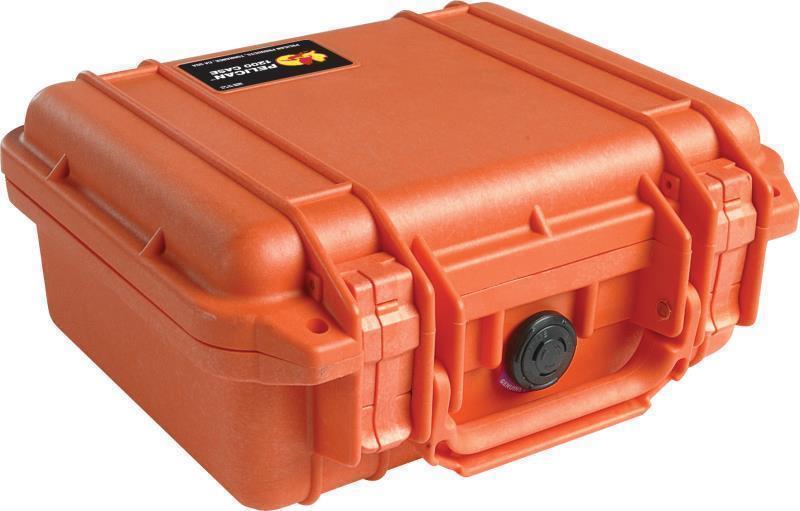 1200 Small Case With Foam - Orange 1