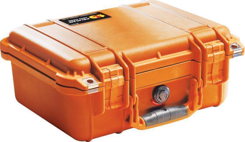 1400 Small Case With Foam - Orange 1